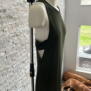Army Green Midi Dress